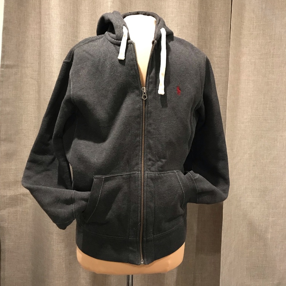 Polo Ralph Lauren Signature Hoodie - Dark Grey Heather - M